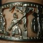 UNIQUE CUFF SPRING BRACELET CHRISTIANITY J.M.J. BE WITH US ON OUR WAY BRACELET