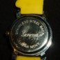 CHARMING GENEVA KIDS DRAGONFLY YELLOW BAND WRISTWATCH WATER RESISTANT WATCH