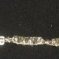 BEAUTIFUL SILVER STERLING & WITH GOLD DOTS FINE BRACELET
