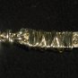 BEAUTIFUL SILVER STERLING & WITH GOLD DOTS FINE BRACELET
