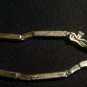 ELEGANT SILVER & BLACK ENAMEL TENNIS BRACELET