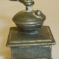 ANTIQUE DOLLHOUSE MINIATURE PEWTER HALLMARKED GRINDER HAND MILL FIGURINE