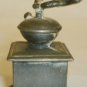 ANTIQUE DOLLHOUSE MINIATURE PEWTER HALLMARKED GRINDER HAND MILL FIGURINE