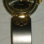 EXCELLANC WOMEN'S WATCH CLASSIC WRISTWATCH BRUSH NICKEL W/GOLD BRACELET SWISS MV