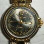 EXCELLANC WOMEN'S WATCH CLASSIC WRISTWATCH BRUSH NICKEL W/GOLD BRACELET SWISS MV