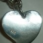 .925 STERLING SILVER TWO HEARTS CHARM PENDANT CHAIN LINK NECKLACE TIFFANY & Co.