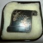 VINTAGE SIAM STERLING THAILAND DANCING WARRIOR GODDESS ETCHED BROOCH PIN