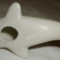 VINTAGE CHARMING PORCELAIN DOLPHIN ORNAMENT MINIATURE FIGURINE