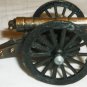 TOY ARTILLERY CANNON BRONZE BARREL MOVING WHEELS