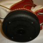 MINIATURE GOLF RED & WHITE BAG WINE BOTTLE HOLDER CADDY DECORATIVE TAIWAN