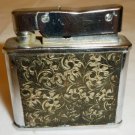VINTAGE STAINLESS STEEL DECORATIVE ETCHED CIGARETTE LIGHTER JAPAN VINTAGE STAINLESS STEEL DECORATIVE ETCHED CIGARETTE LIGHTER JAPAN