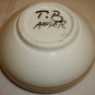 VINTAGE HANDPAINTED CERAMIC TRINKET POWDER BOX VANITY