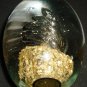 ART GLASS PAPERWEIGHT GOLD GLITTER SWIRL DYNASTY GALLERY HEIRLOOM COLLECTIBLES