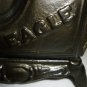 ANTIQUE CAST IRON COAL STOVE EAGLE + SAUCEPAN DOLLHOUSE MINIATURE SALES SAMPLE