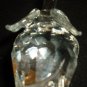 GORGEOUS ARTISAN CLEAR CRYSTAL GLASS ROSE BUD FLOWER 6" FIGURINE