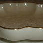 BEAUTIFUL EMBOSSED IVORY BONE CHINA CANDY BOWL GOLD TRIM ROYAL DOULTON ENGLAND