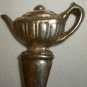 VINTAGE COLLECTIBLE SILVERPLATED TEAPOT SPOON REST TEA BAG HOLDER
