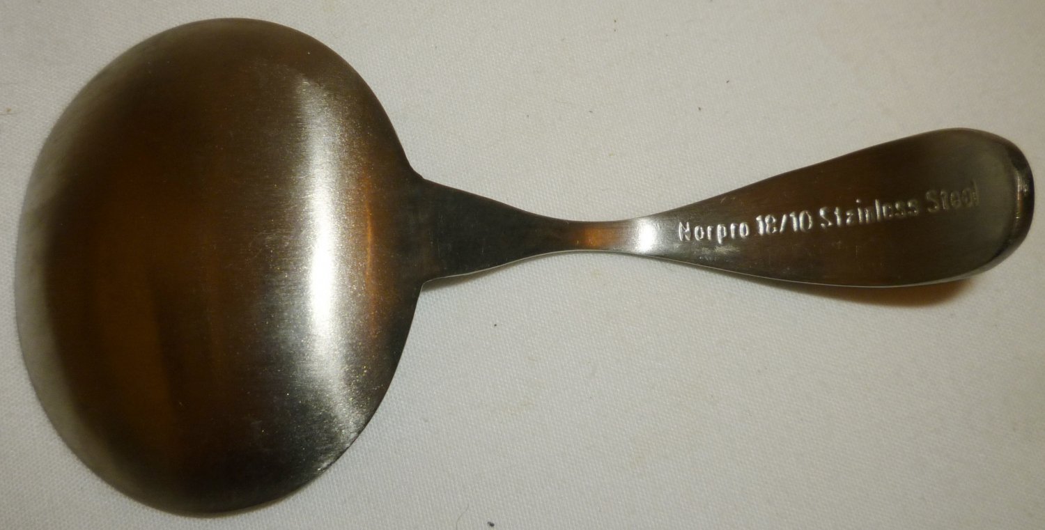 NORPRO 18/10 STAINLESS STEEL DECORATIVE TEA BAG REST