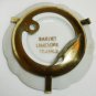 VINTAGE PORCELAIN MINI PLATE BARDET PORCELAIN LIMOGES FRANCE VICTORIAN W/ STAND