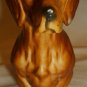 VINTAGE LEFTON TAN PORCELAIN DACHSHUND DOG FIGURINE H7328