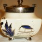 VINTAGE PORCELAIN LANCASTER SANDLAND ENGLAND SUGAR BOWL YEOMAN Plate LID PAGODA