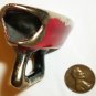 VINTAGE RED PORCELAIN DOLLHOUSE PRESS IRON VASE TOOTHPICK HOLDER