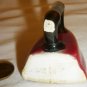 VINTAGE RED PORCELAIN DOLLHOUSE PRESS IRON VASE TOOTHPICK HOLDER