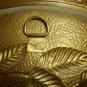 VINTAGE EMBOSSED TIN COPPER WALL HANGING PLATE ENGLAND FRUITS PINEAPPLE 14"
