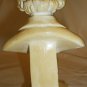 WHITE PLASTER COMPOSER BEETHOVEN BUST FIGURINE
