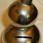 VINTAGE ROLY POLY CLOWN SNOWMAN FIGURAL PIGGY BANK STILL METAL COIN BANK RAIMOND