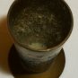 VINTAGE MINIATURE VASE PEN HOLDER BRASS ENAMEL CLOISONNE BUDDHA