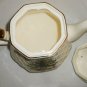 BEAUTIFUL FINE PORCELAIN ENGLISH TEA POT CHRISTMAS TREE JAPAN ALL THE TRIMMINGS