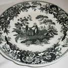 SPODE ARCHIVE COLLECTION 'GIRL AT THE WELL' UNDERGLAZE PORCELAIN PLATE ENGLAND