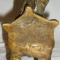 ANTIQUE HINDU GOD GANESH SOLID BRONZE RECLINING STATUE GANESHA