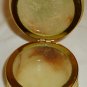 CHARMING VINTAGE GENUINE ALABASTER HAND CARVED CHRISTMAS TREE TRINKET BOX ITALY