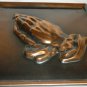 VINTAGE COPPERCRAFT GUILD EMBOSSED COPPER SQUARE WALL PLAQUE PRAYING HANDS