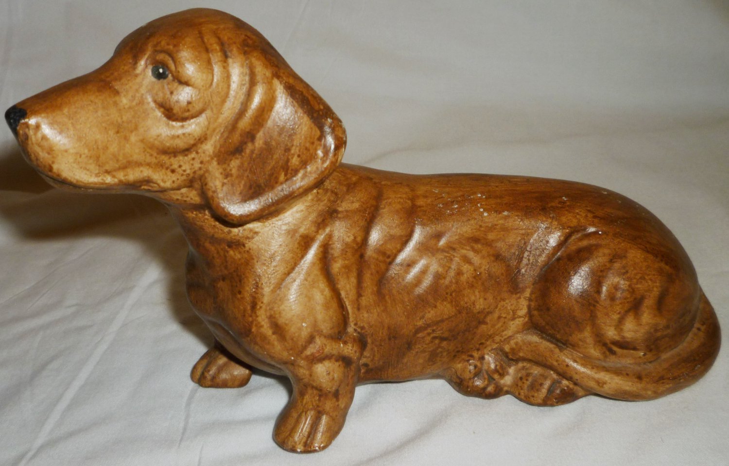 brown dog figurine