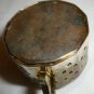 VINTAGE SILVERPLATED MINIATURE TEAPOT TEA INFUSER STRAINER & DRIP PLATE CATCHER