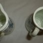 VINTAGE ANTIQUE HAND PAINTED PORCELAIN OIL & VINEGAR CRUET SET JAPAN ROOSTER