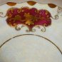 VINTAGE ANTIQUE CROWN LEFTON JAPAN HANDPAINTED BURGUNDY GOLD TEA CUP SAUCER SET