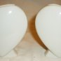 VINTAGE PORCELAIN JAPAN HEARTSHAPED VANITY TOP SMALL VASE SET OF 2 WORLD OF GIFT