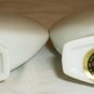 VINTAGE PORCELAIN JAPAN HEARTSHAPED VANITY TOP SMALL VASE SET OF 2 WORLD OF GIFT
