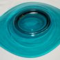 VINTAGE VIKING ULTRA-MARINE AQUA/BLUE BOAT CANDY DISH