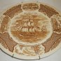 ALFRED MEAKIN STAFFORDSHIRE ENGLAND FIRE WINDS 10.5" PLATE HISTORICAL SCENES