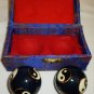 HAND EXERCISE CHINESE BAODING HEALTH BALLS YIN YANG MUSICAL THERAPY STRESS