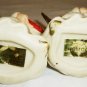 CHARMING HOMCO VINTAGE VICTORIAN CHRISTMAS ORNAMENT ANGEL SET OF 2