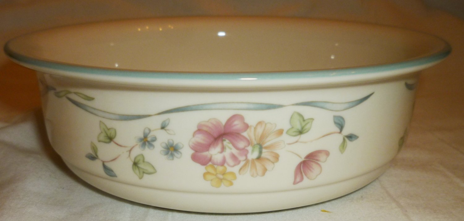 LENOX CHINASTONE COUNTRY COTTAGE COURTYARD FREEZER OVEN TABLE SOUP BOWL