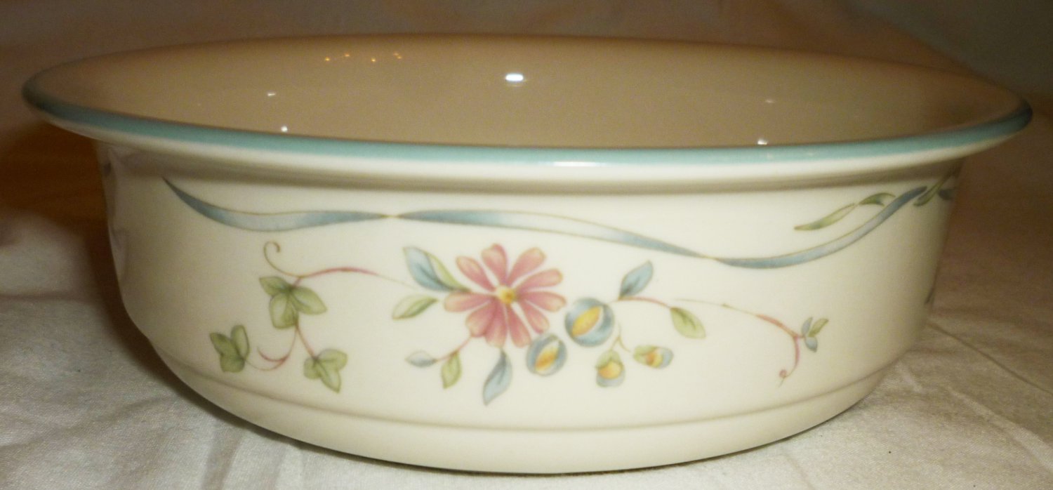 LENOX CHINASTONE COUNTRY COTTAGE COURTYARD FREEZER OVEN TABLE SOUP BOWL