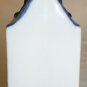 VINTAGE PORCELAIN WHITE & BLUE DELFT DUTCH HOUSE PEPPER SALT SHAKER