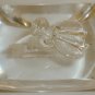 AMAZING LASER CUT CRYSTAL GLASS PAPERWEIGHT BIG APPLE NEW YORK SKYLINE